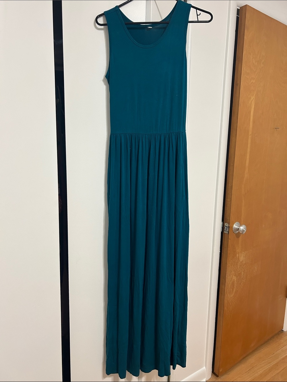 Sleeveless Teal Maxi Dress - Women's Summer Dress NWOT